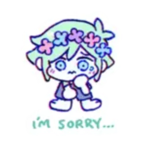 🙏 Стикер «Ok Omori» для Telegram