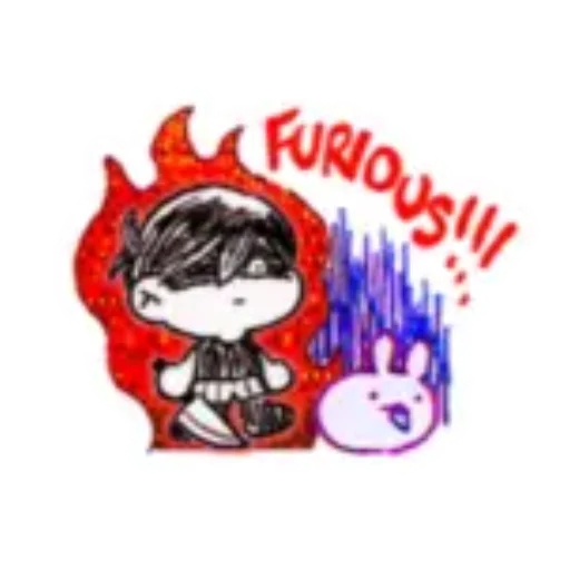😡 Стикер «Ok Omori» для Telegram