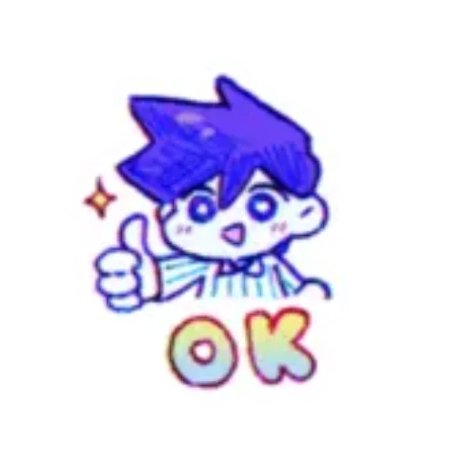 👍 Стикер «Ok Omori» для Telegram