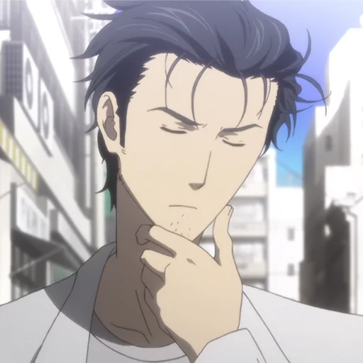 ⌛️ Стикер «Okabe Rintarou» для Telegram