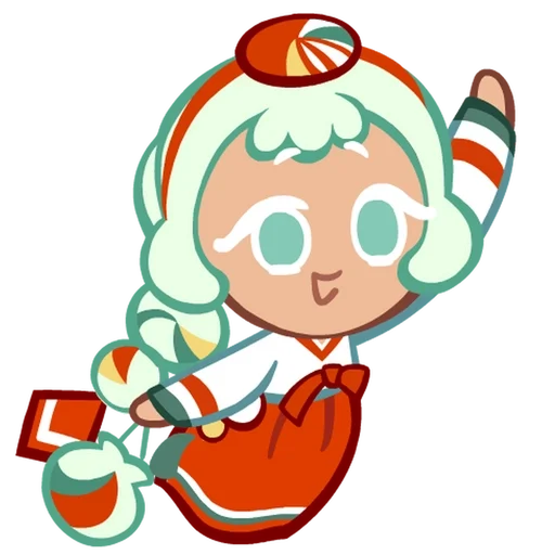 🍥 Стикер «Okchun Cookie» для Telegram