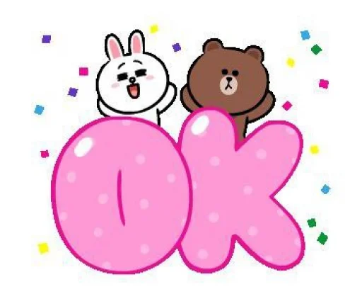 🎆 Стикер «Ok!» для Telegram