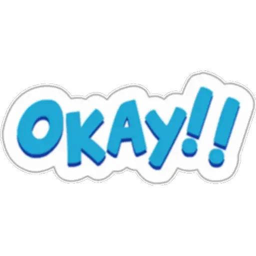 ✅ Стикер «Ok!» для Telegram