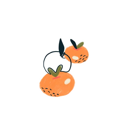 🍊 Стикер «okolo» для Telegram