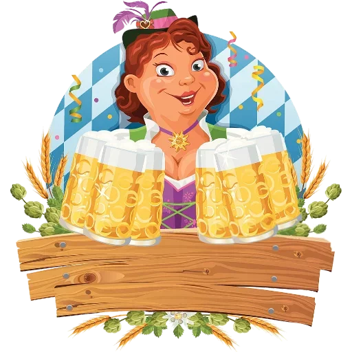 😁 Стикер «October fest» для Telegram