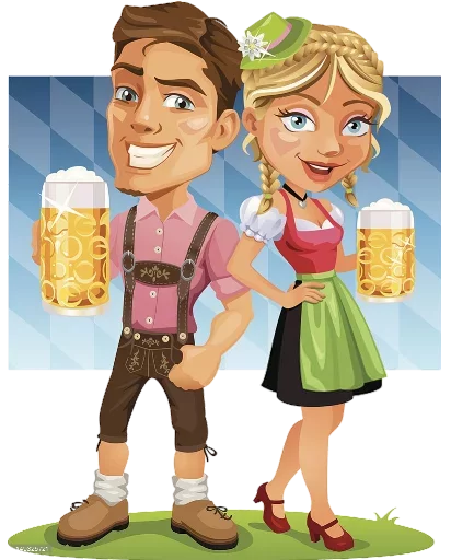 😁 Стикер «October fest» для Telegram