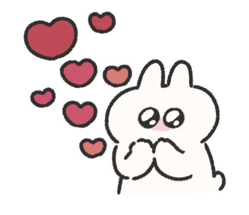 🍰 Стикер «Rabbit Love» для Telegram