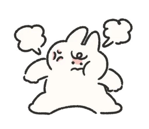 🍰 Стикер «Rabbit Love» для Telegram