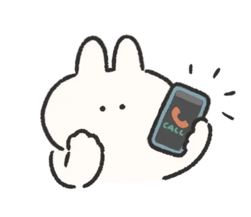 🍰 Стикер «Rabbit Love» для Telegram