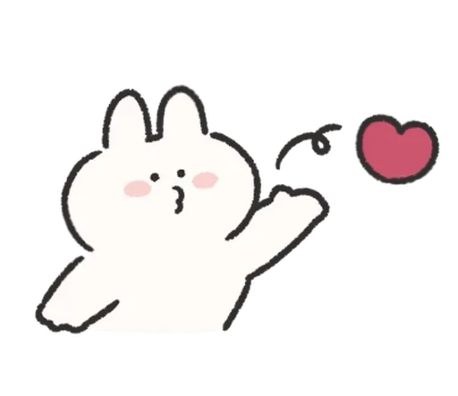 🍰 Стикер «Rabbit Love» для Telegram