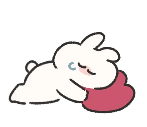 🍰 Стикер «Rabbit Love» для Telegram