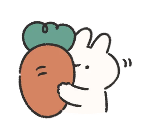 🍰 Стикер «Rabbit Love» для Telegram