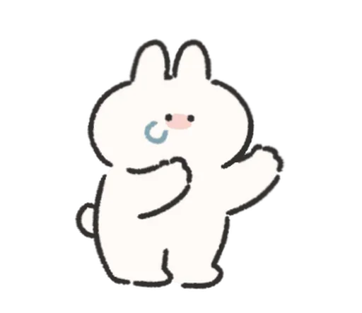 🍰 Стикер «Rabbit Love» для Telegram