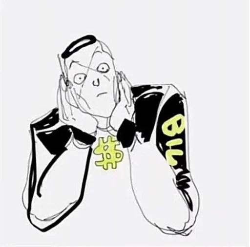 🤨 Стикер «Okuyasu Nijimura» для Telegram