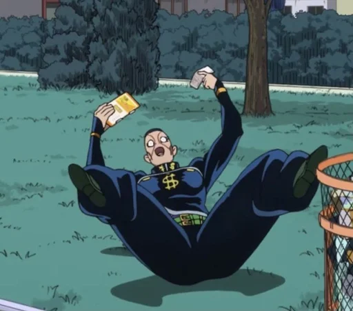 😀 Стикер «Okuyasu Nijimura» для Telegram