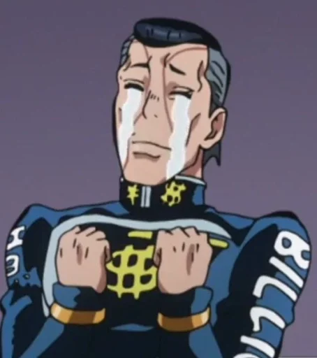 😭 Стикер «Okuyasu Nijimura» для Telegram