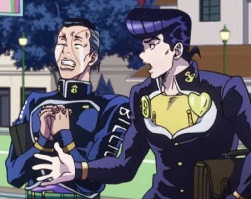 😭 Стикер «Okuyasu Nijimura» для Telegram