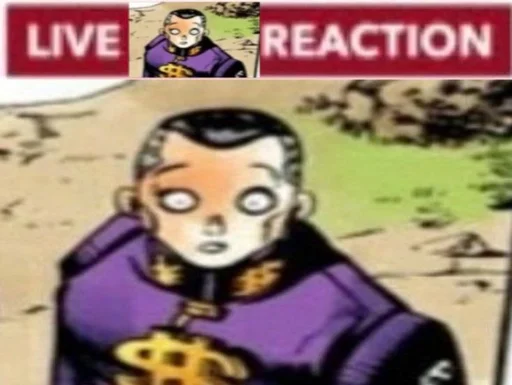 😳 Стикер «Okuyasu Nijimura» для Telegram