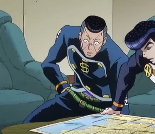 🤨 Стикер «Okuyasu Nijimura» для Telegram