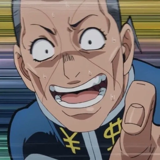 😅 Стикер «Okuyasu Nijimura» для Telegram