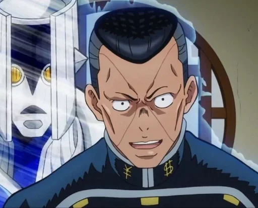 🤨 Стикер «Okuyasu Nijimura» для Telegram