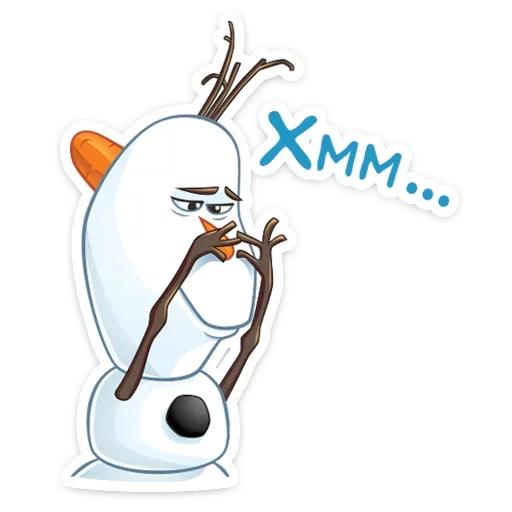 Стикер 25 Олаф