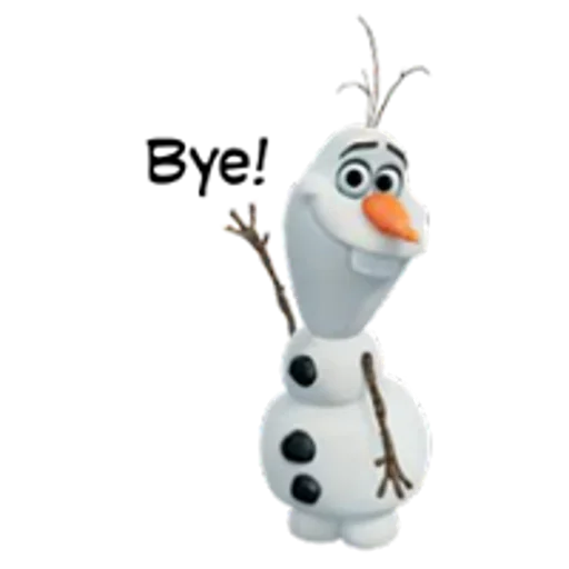 ⛄ Стикер «Olaf Christmas» для Telegram