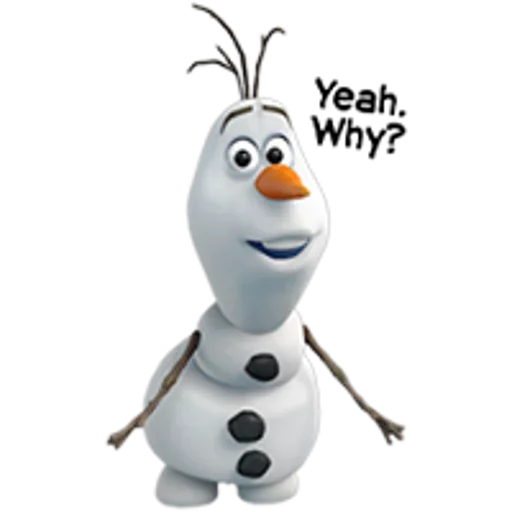 ⛄ Стикер «Olaf Christmas» для Telegram