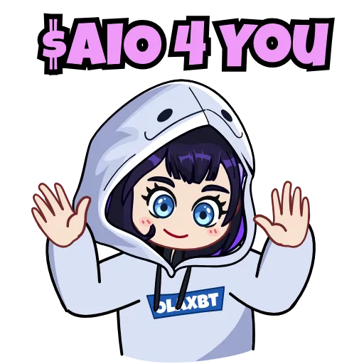 🤘 Стикер «Ola XBT» для Telegram