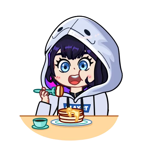 🍽 Стикер «Ola XBT» для Telegram