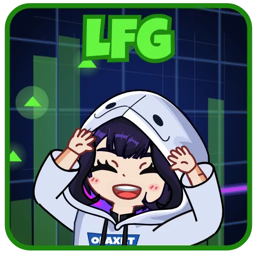 📈 Стикер «Ola XBT» для Telegram