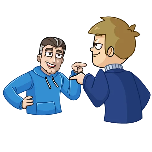 🫵 Эмодзи «Old & Young» для Telegram