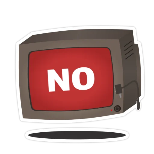 👎 Стикер «Old Monitor» для Telegram