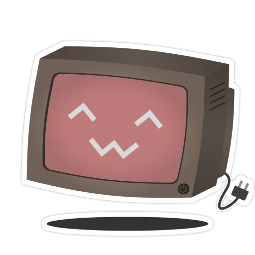 Стикерпак Old Monitor для Telegram