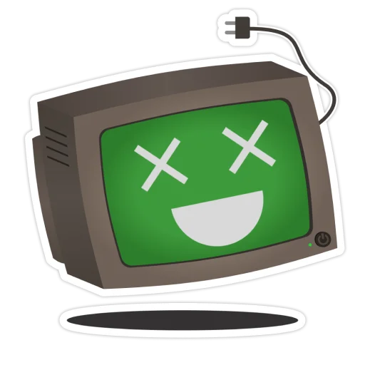 😆 Стикер «Old Monitor» для Telegram