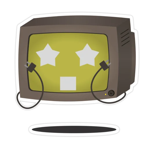 🤩 Стикер «Old Monitor» для Telegram