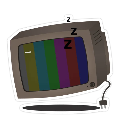 😴 Стикер «Old Monitor» для Telegram