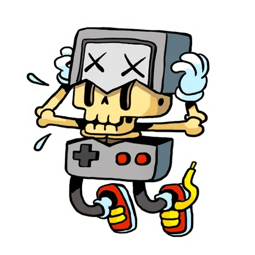 🙃 Стикер «Old School Game» для Telegram