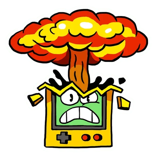 😡 Стикер «Old School Game» для Telegram
