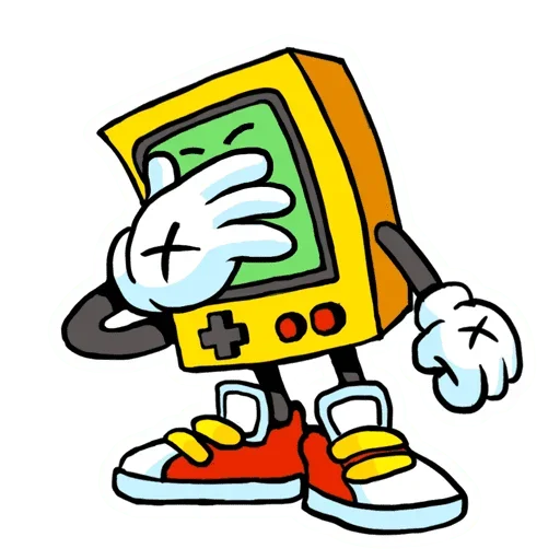 😀 Стикер «Old School Game» для Telegram