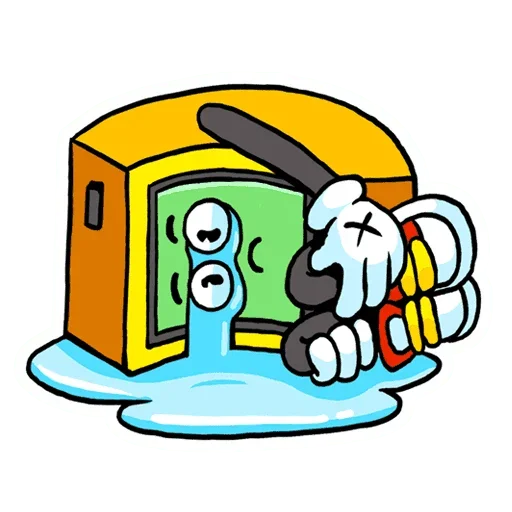 😭 Стикер «Old School Game» для Telegram