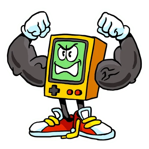 ☺️ Стикер «Old School Game» для Telegram