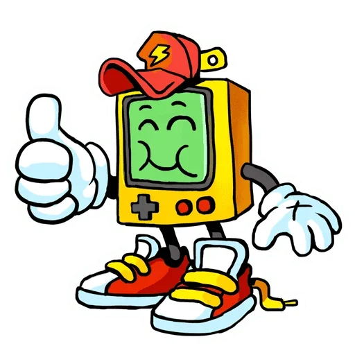😀 Стикер «Old School Game» для Telegram