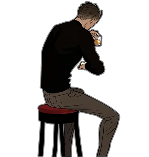 🥃 Стикер «19days» для Telegram