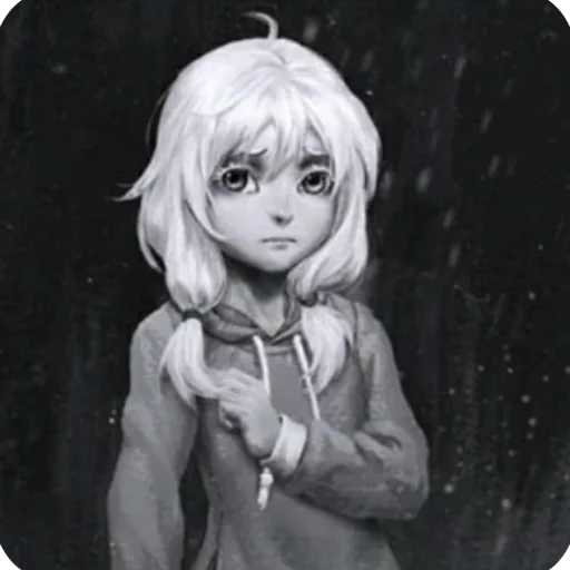 ☹️ Стикер «Оля / Tiny Bunny» для Telegram