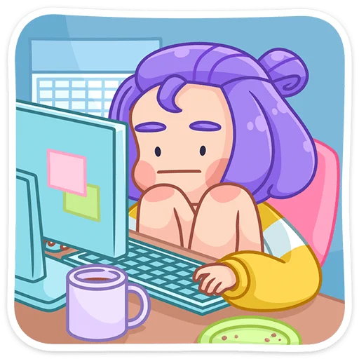 😐 Стикер «Олеся» для Telegram