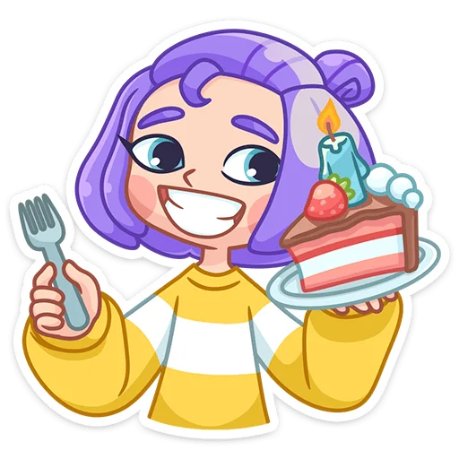 🍰 Стикер «Олеся» для Telegram