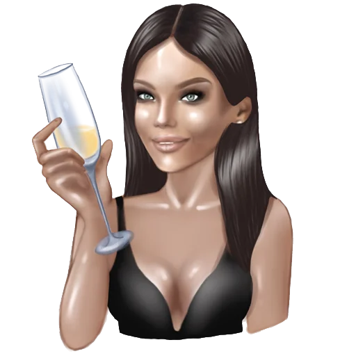 🥂 Стикер «Olga Torner» для Telegram
