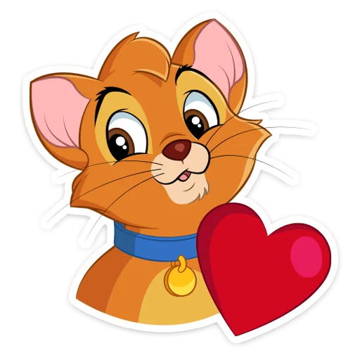 ❤️ Стикер «Оливер» для Telegram