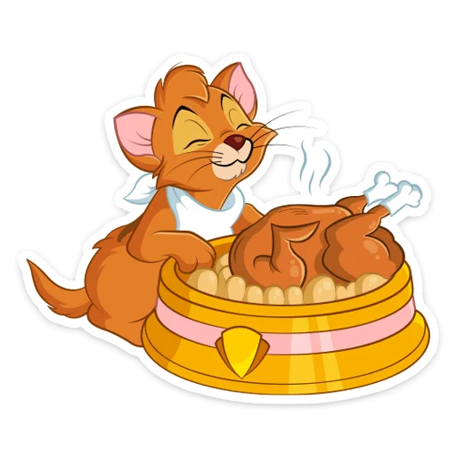 🍗 Стикер «Оливер» для Telegram